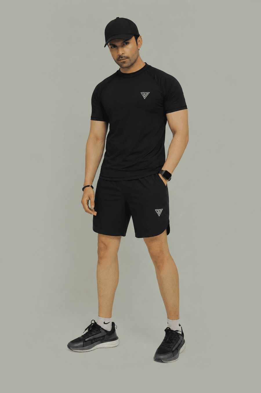 Gym Starter Kit | Compression Shirt + BR Stride Shorts + Dry-Fit Cap