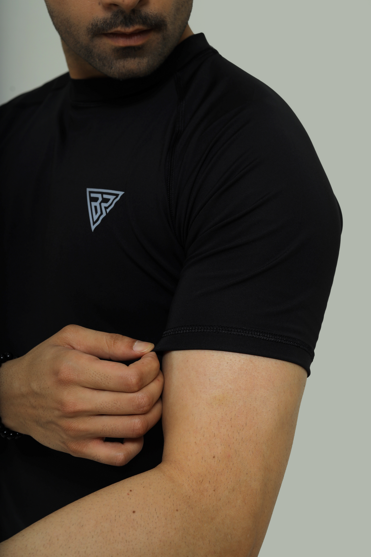 BR Compression Short Sleeves- Black and olive green (Copy)