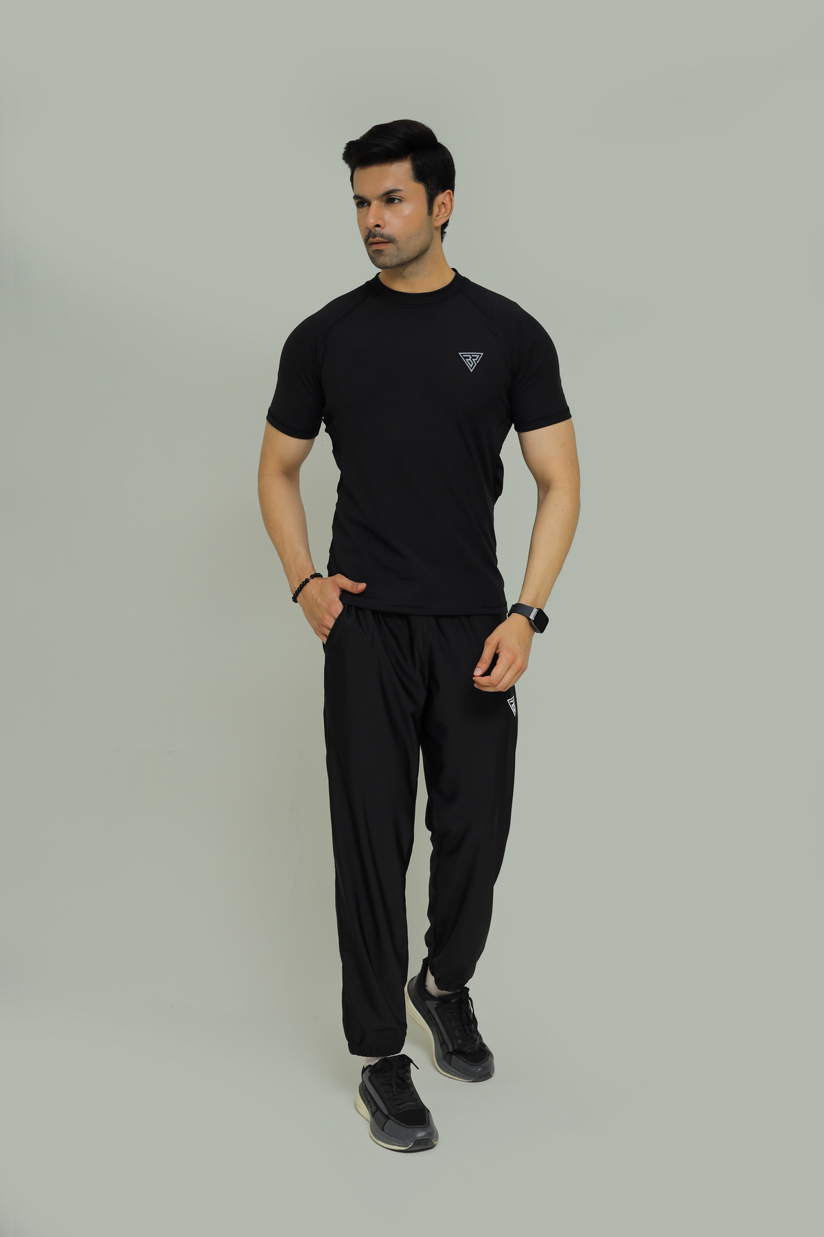 BR Compression Short Sleeves- Black and olive green (Copy)