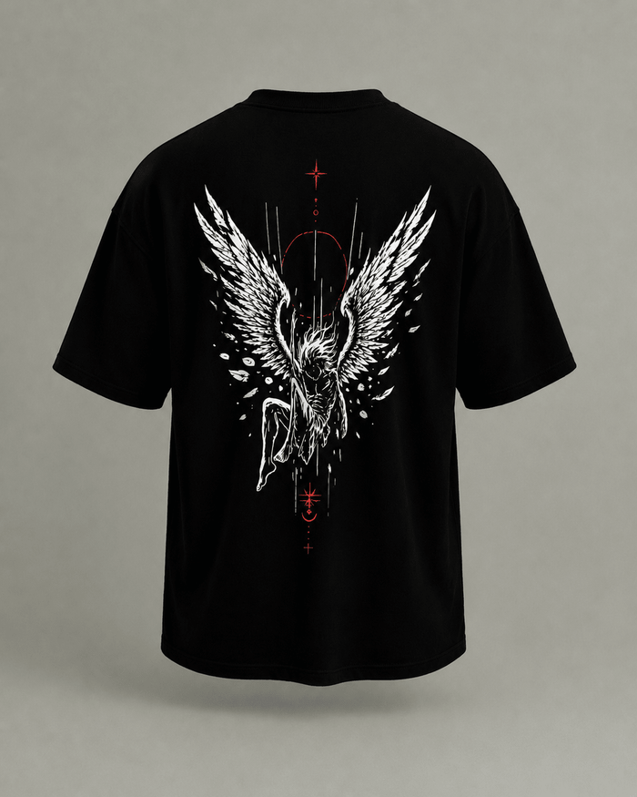 Fallen Ascension Oversized Graphic Tee - Beyond Raze